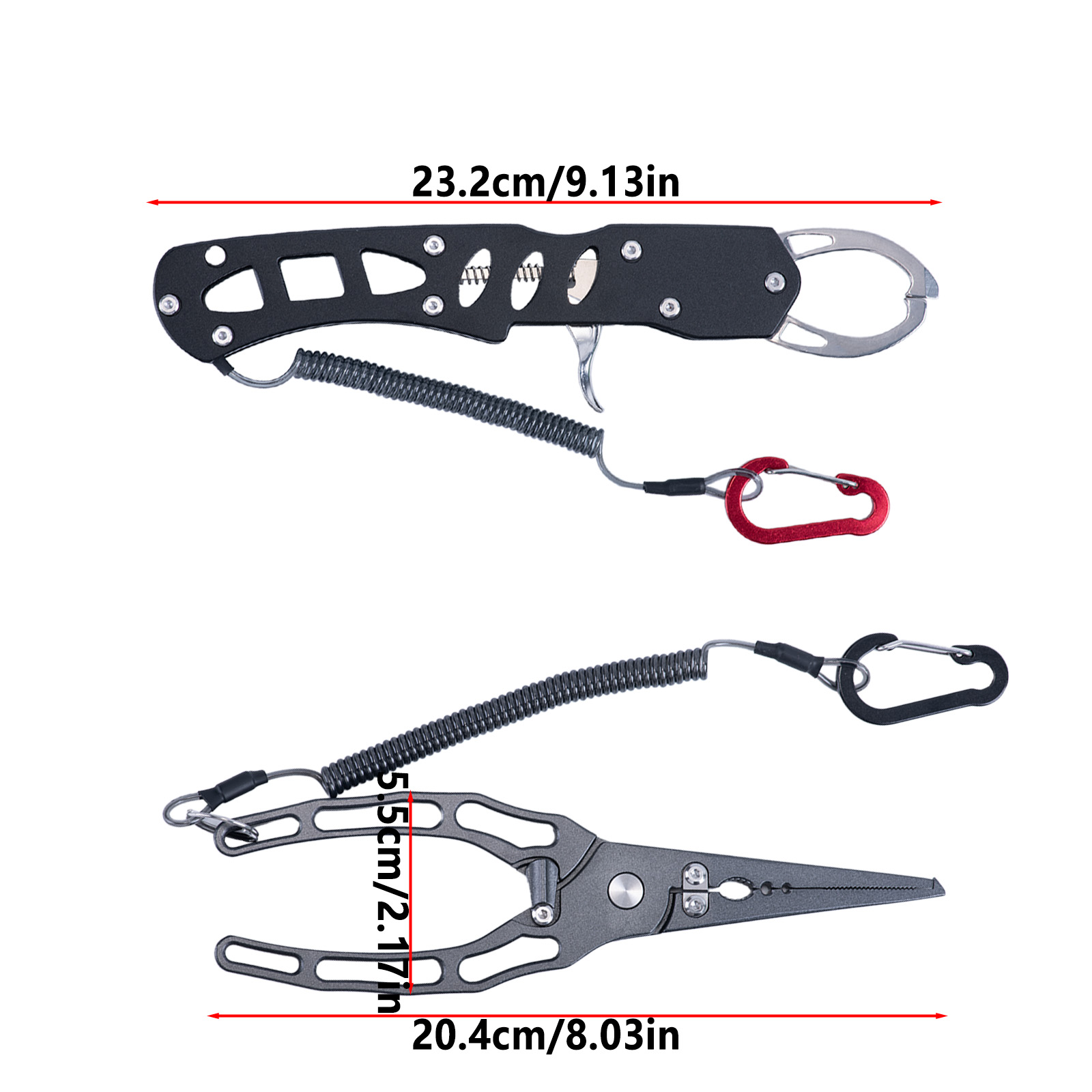 ชุดคีมตกปลาและที่จับปลาแบบคอมโ - Fishing Hook Remover บทวิจารณ์และราคา